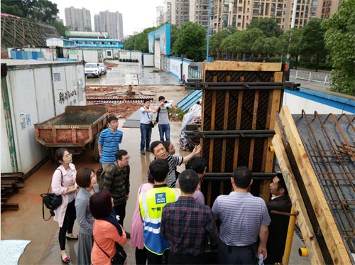 武汉土木建筑学会组织专家赴长沙参观学习