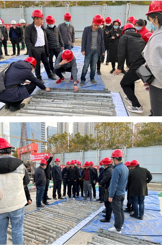 武汉土木建筑学会基坑工程专业委员会组织技术交流暨现场观摩会